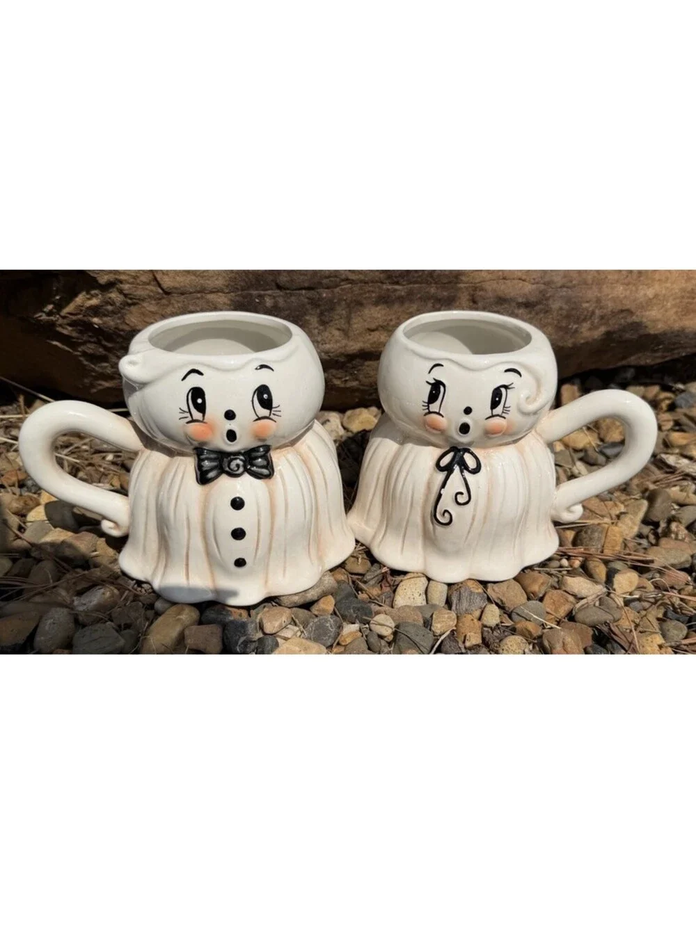 Johanna Parker Halloween Kooky Spooky Ghost Mugs Set